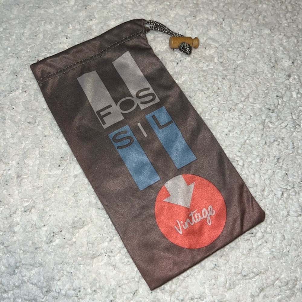Fossil Vintage Drawstring Bag NWOT